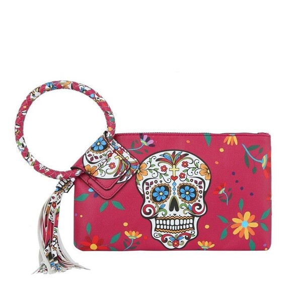 Skull Clutch Women Evening Bags Party Cocktail Crystal Purses and Handbags - Picture 2 of 2